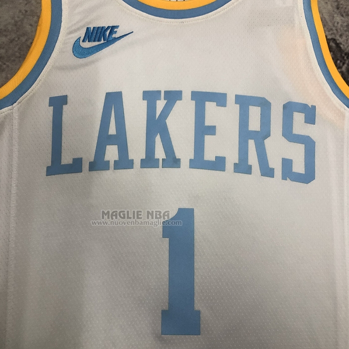 Maglia
 NO 1 Los Angeles Lakers Classic 2022-23 Bianco
 D'Angelo Russell